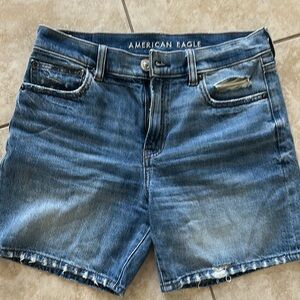 American Eagle Blue Denim Shorts